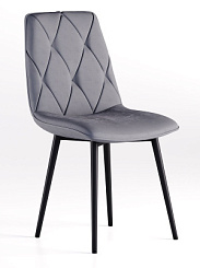 Стул DC-2103 (каркас черный тк.серый/ Velvet HLR-20) Стул DC-2103 (каркас черный тк.серый/ Velvet HLR-20)