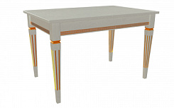 Стол Стар 1200(1700)*800*765 (столешница тон серый RAL7038 / подстолье тон серый RAL7038 + патина золото) Стол Стар 1200(1700)*800*765 (столешница тон серый RAL7038 / подстолье тон серый RAL7038 + патина золото)