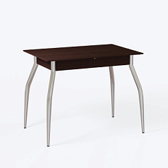 Стол кухонный раздвижной DecoLine-1 900(1200)*600мм ноги 01 хром (Венге) Стол кухонный раздвижной DecoLine-1 900(1200)*600мм ноги 01 хром (Венге)