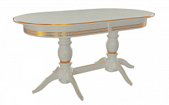 Стол Прайм 1500*840*765 (тон серый RAL7038 + патина золото) Стол Прайм 1500*840*765 (тон серый RAL7038 + патина золото)