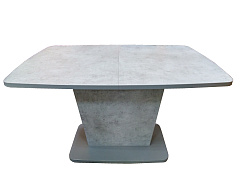 Стол Норман М 1200(1500)*800*755 (бетон светло-серый кромка U732 / серый пыльный) Стол Норман М 1200(1500)*800*755 (бетон светло-серый кромка U732 / серый пыльный)