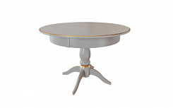 Стол Галант 1000*1000*765 (тон серый RAL7038 + патина золото) Стол Галант 1000*1000*765 (тон серый RAL7038 + патина золото)