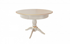 Стол Галант 1000*1000*765 (тон слон.кость RAL1013 + патина золото) Стол Галант 1000*1000*765 (тон слон.кость RAL1013 + патина золото)